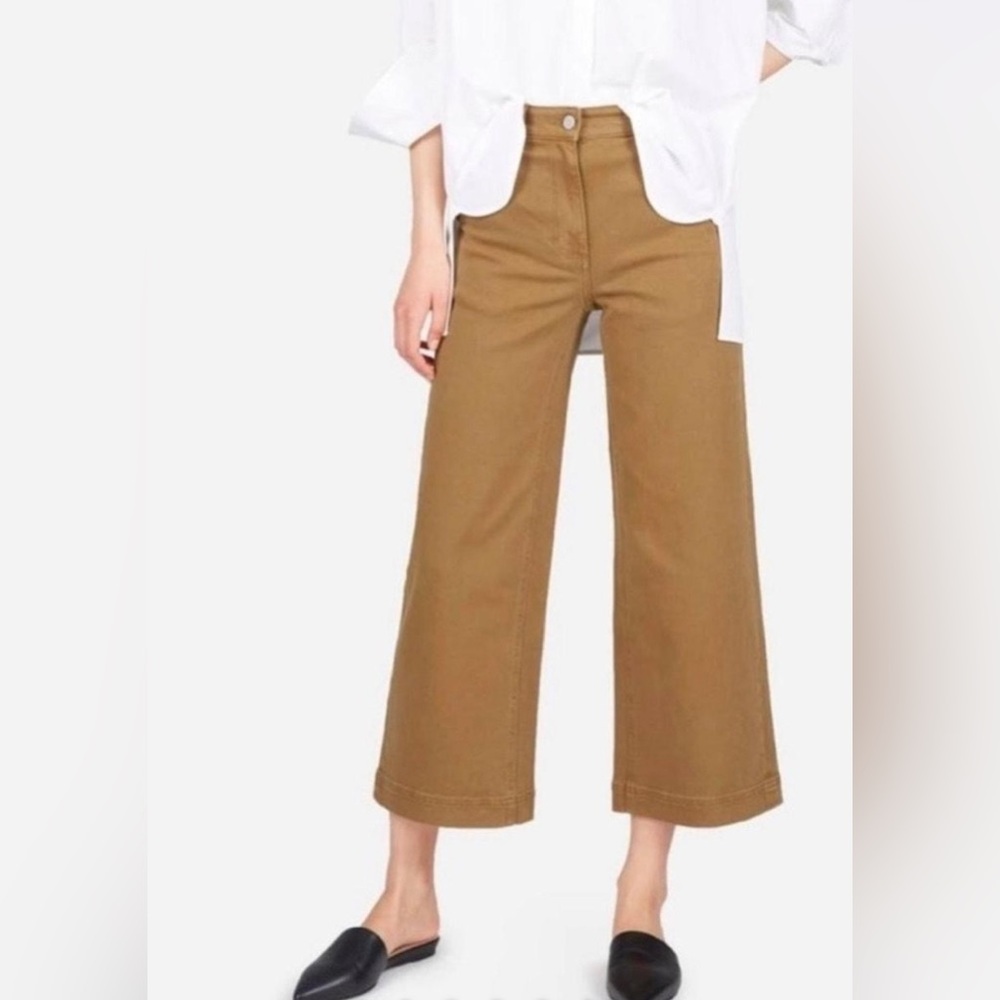 Everlane Wide Leg Cropped Pants